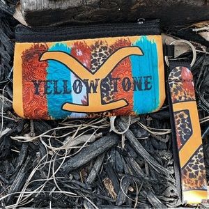 Yellowstone ID Coin Purse Wristlet Wallet